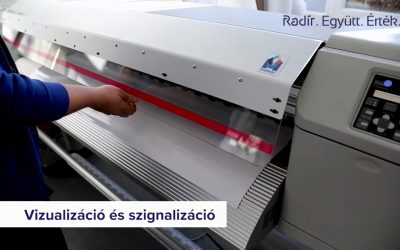A feliratkészítés, a széles nyomtatás az „alapszakmánk”: Szignalizáció, vizualizáció