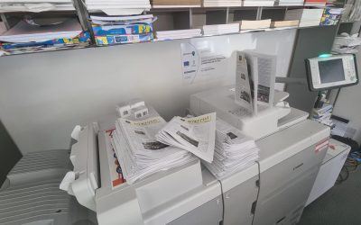 Az új kolléga és egyik első hőstette: újságnyomtatás