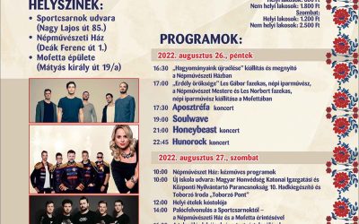 Fesztiválok ideje, 08.13. Visonta kezd!