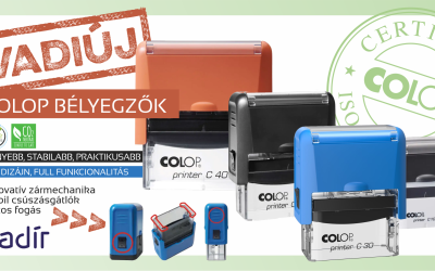 Eljött a várva várt pillanat, végre megérkeztek a COLOP™️ vadonatúj bélyegzői!